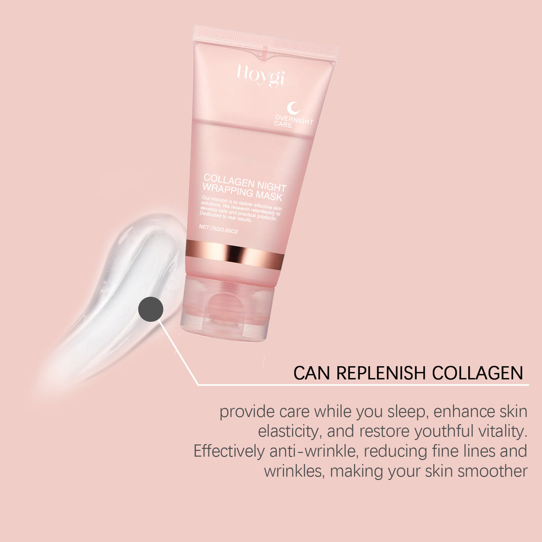 Collagen Overnight Peel-Off Facial Mask Set Hydrating Night Care