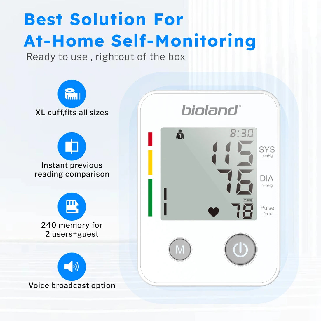 Bioland 2005 Automatic Digital BP Monitor