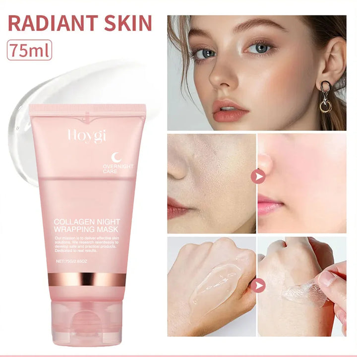 Collagen Overnight Peel-Off Facial Mask Set Hydrating Night Care
