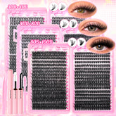 DIY lash extension kit with 720pcs wispy lash clusters