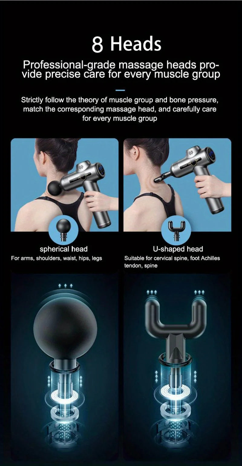 Portable Vibration Fascia Massage Gun