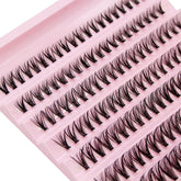 Mixed length DIY cluster lashes for custom lash mapping