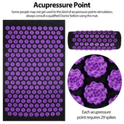 Acupressure Yoga Mat & Massage Pillow