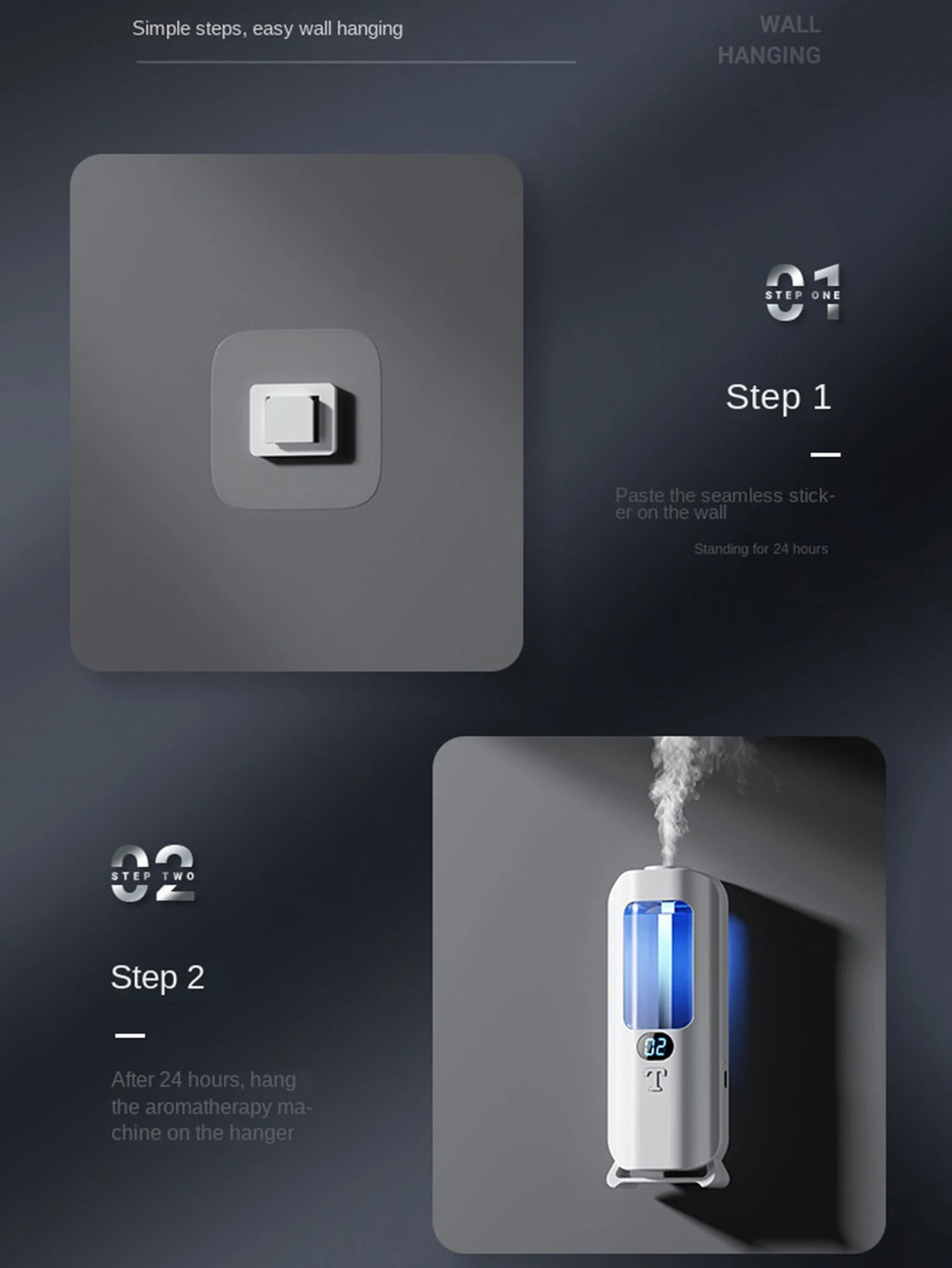 Automatic Aromatherapy Machine & Air Humidifier with Lights