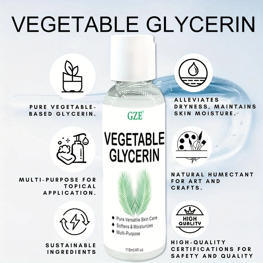 GZE 100% Pure Vegetable Glycerin Multi-Purpose Skin Care