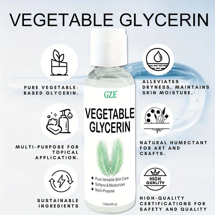 GZE 100% Pure Vegetable Glycerin Multi-Purpose Skin Care