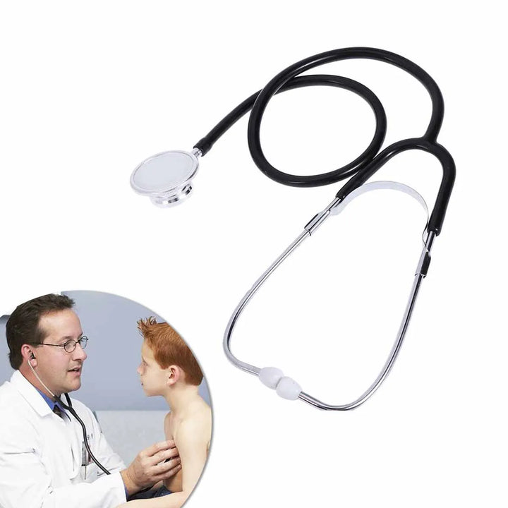 Dual Head Medical Stethoscope Black