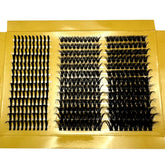 Spiky lash clusters tray for DIY lash extension looks