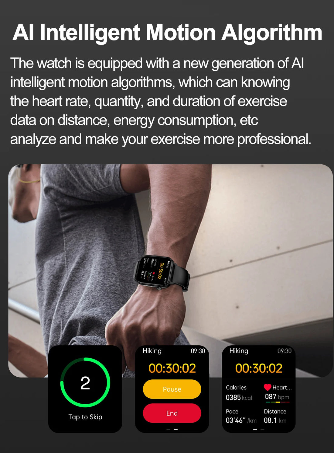 2025 ECG+PPG AI Smartwatch – Health Diagnose, Heart Rate & BP Tracker