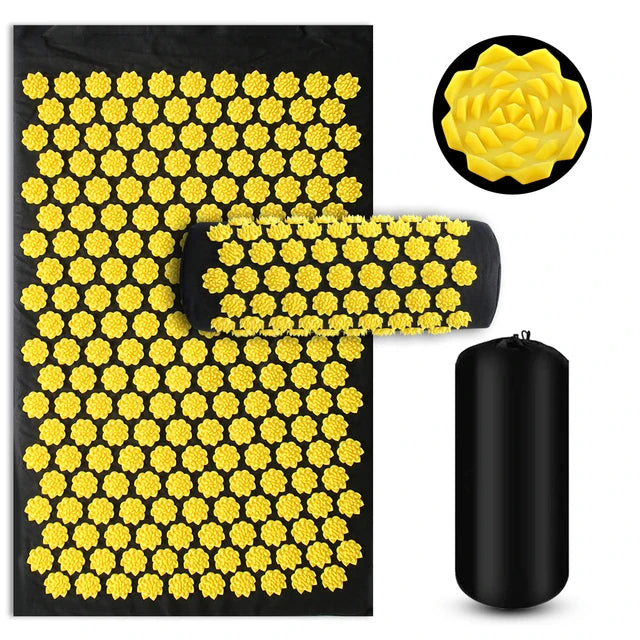 Acupressure Yoga Mat & Massage Pillow