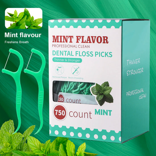 Mint Dental Floss Sticks