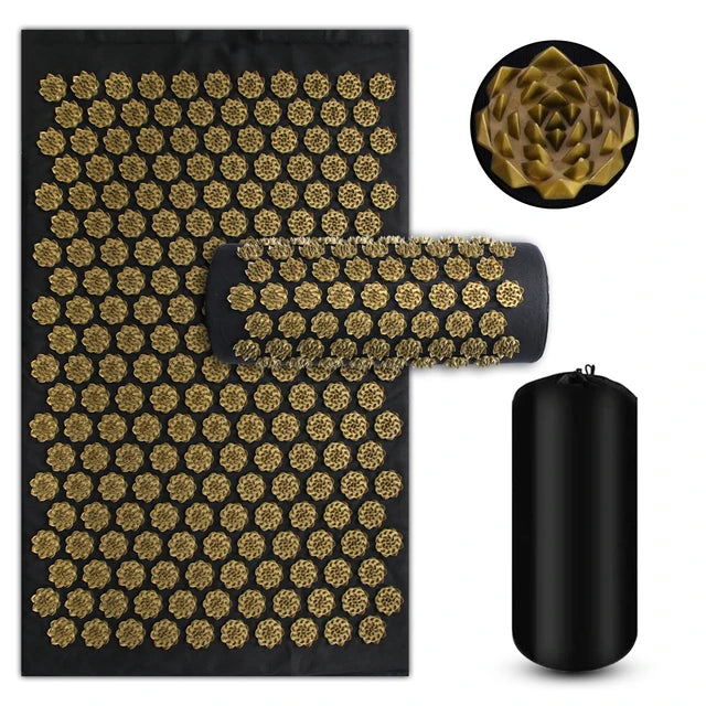 Acupressure Yoga Mat & Massage Pillow