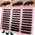 80D spiky lash clusters for bold wispy eye makeup