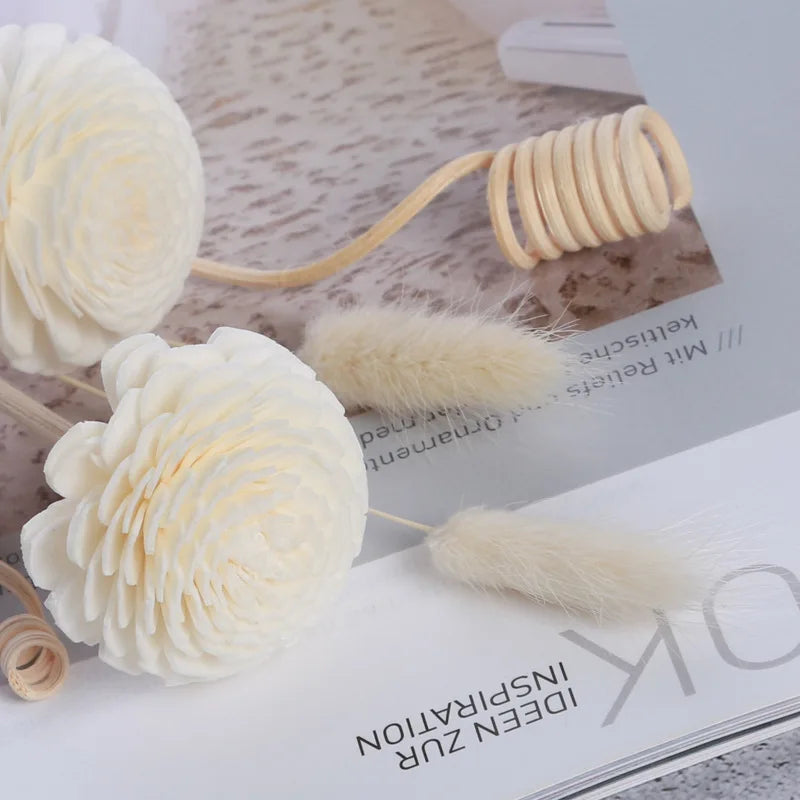 9PCS Flower Aromatherapy Rattan Diffuser Sticks