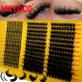Spiky lash clusters 80D and 100D for mega volume lashes