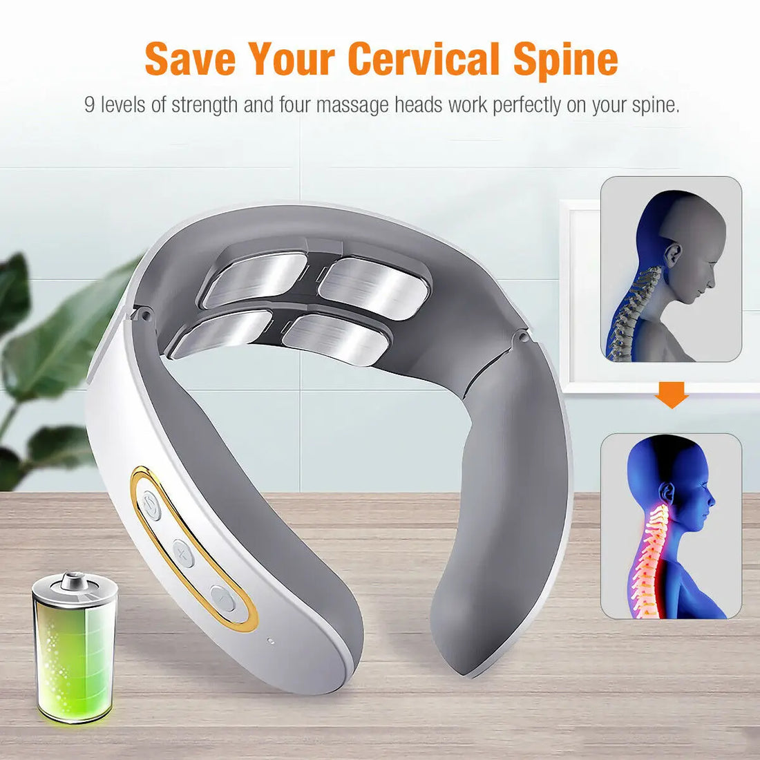 Electric Neck & Shoulder TENS Massager