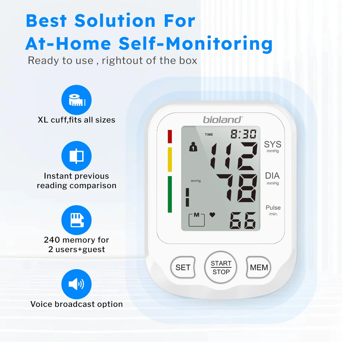 Bioland 2005 Automatic Digital BP Monitor