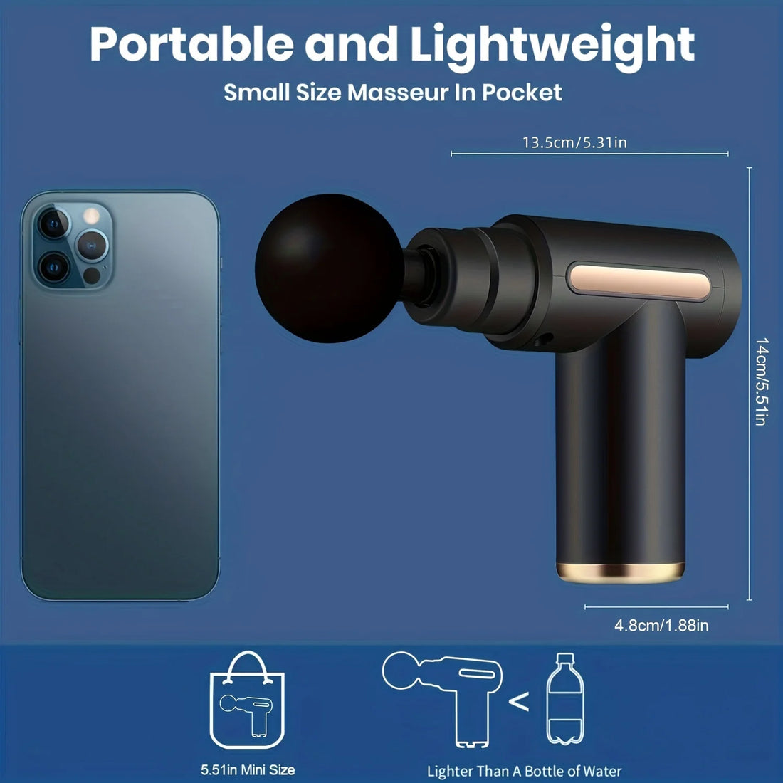 Portable Vibration Fascia Massage Gun