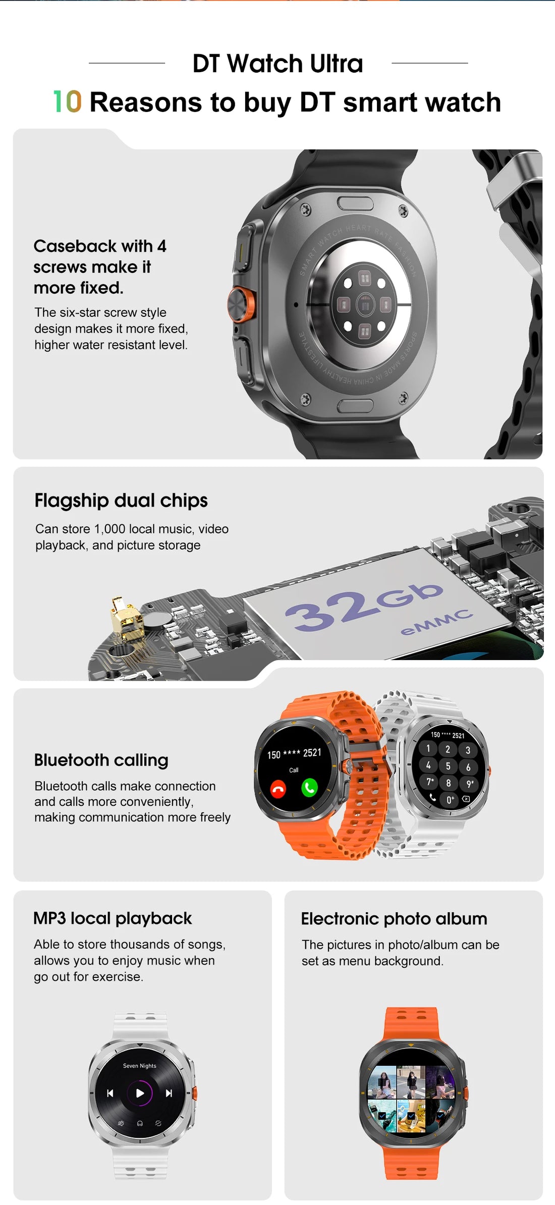 2025 DT Watch 7 Ultra Smartwatch 47mm AMOLED GPS NFC
