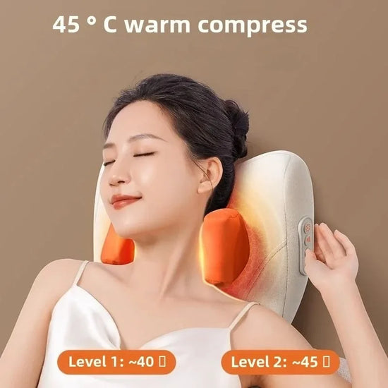 JAIYORL Wireless Shiatsu Massage Pillow