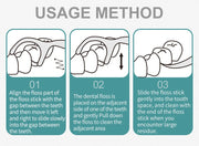 Dental Floss Sticks Oral Care Set