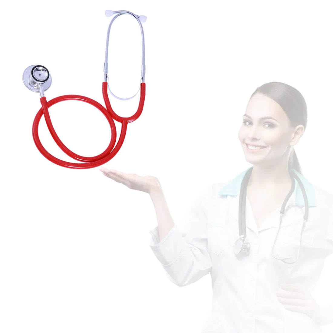Dual Head Medical Stethoscope Black