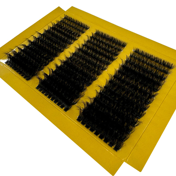 Individual spiky lash clusters for custom lash mapping
