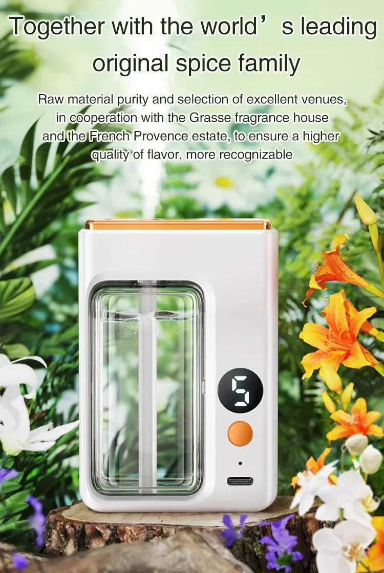 Automatic Car Diffuser Aromatherapy Air Freshener with Display