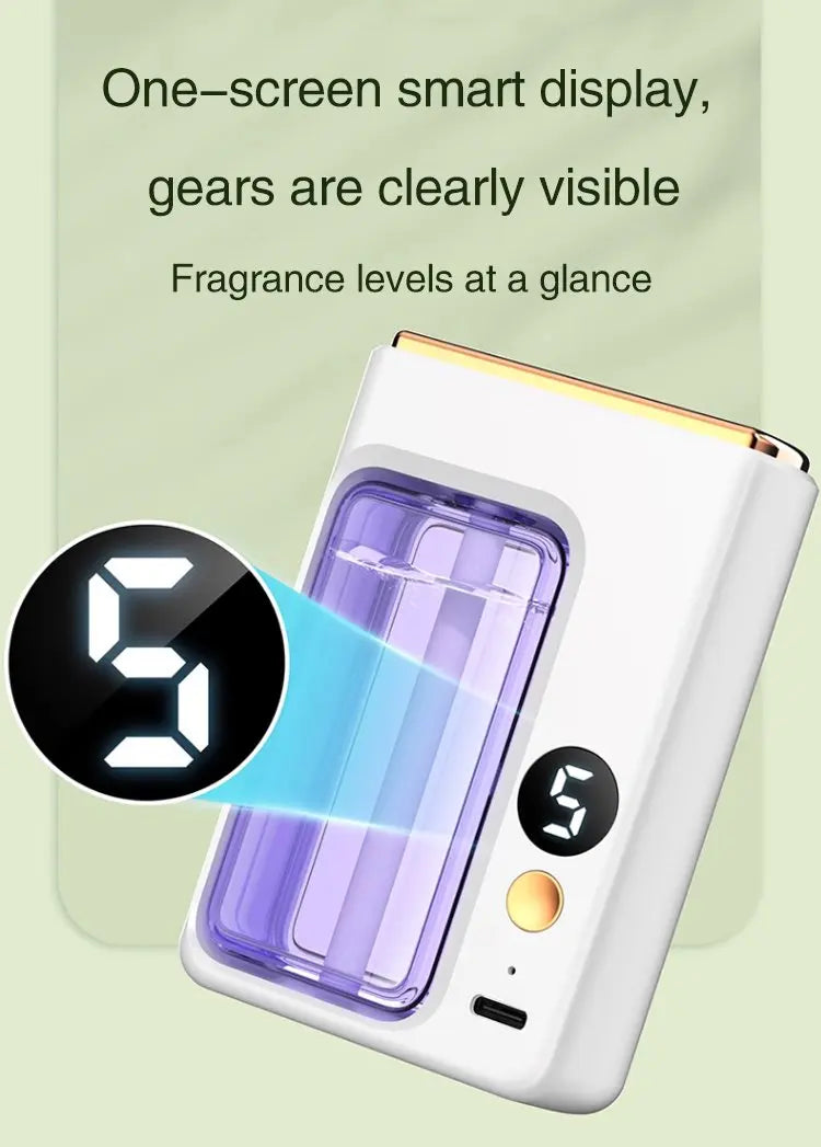 Automatic Car Diffuser Aromatherapy Air Freshener with Display