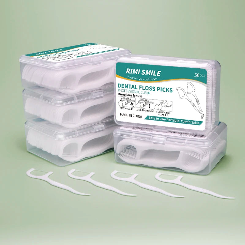 Dental Floss Sticks Oral Care Set