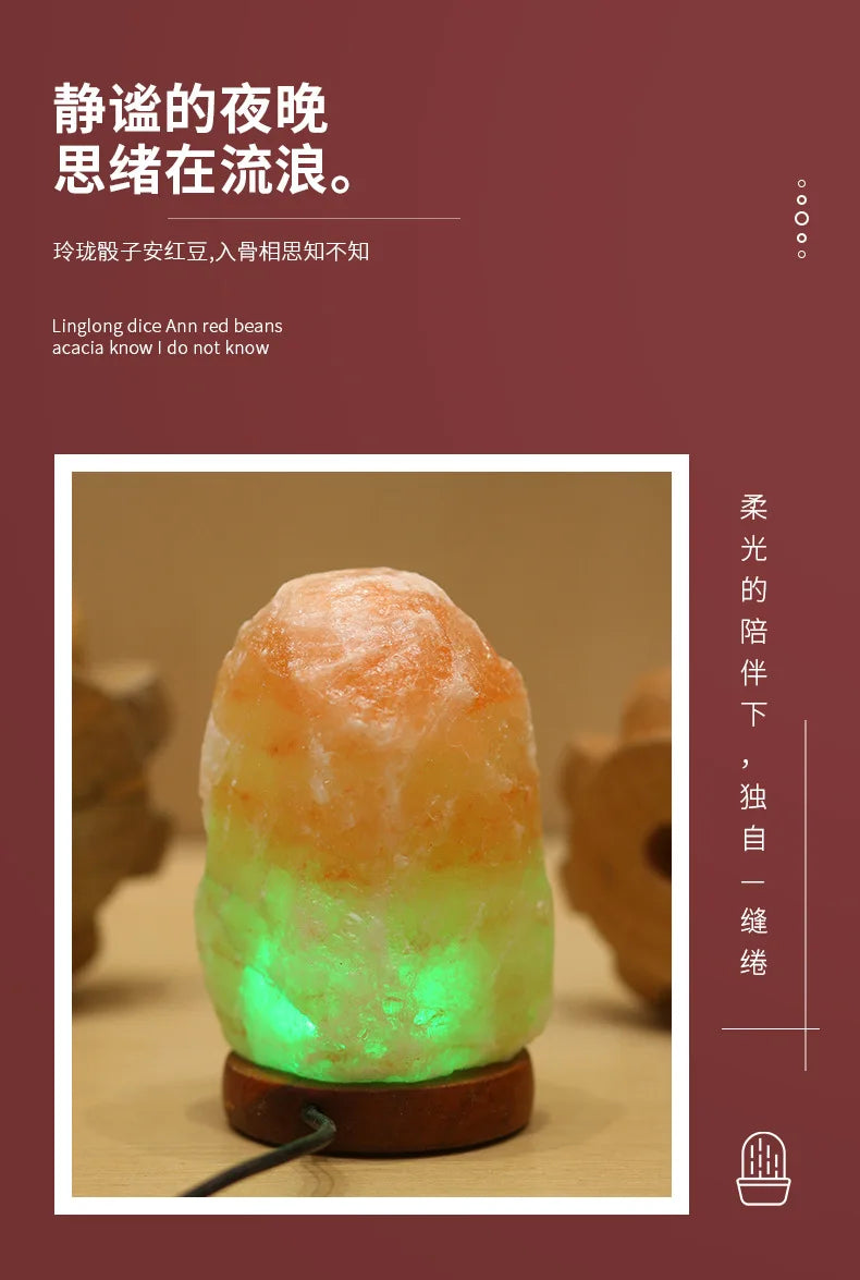 LED Himalayan Salt Night Lamp USB