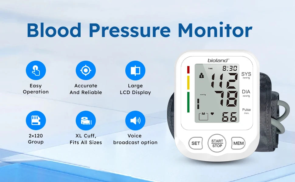 Bioland 2005 Automatic Digital BP Monitor