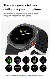 2025 DT Watch 7 Ultra Smartwatch 47mm AMOLED GPS NFC