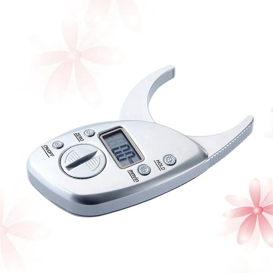 Silver Clamp Skin Caliper Fat Analyzer