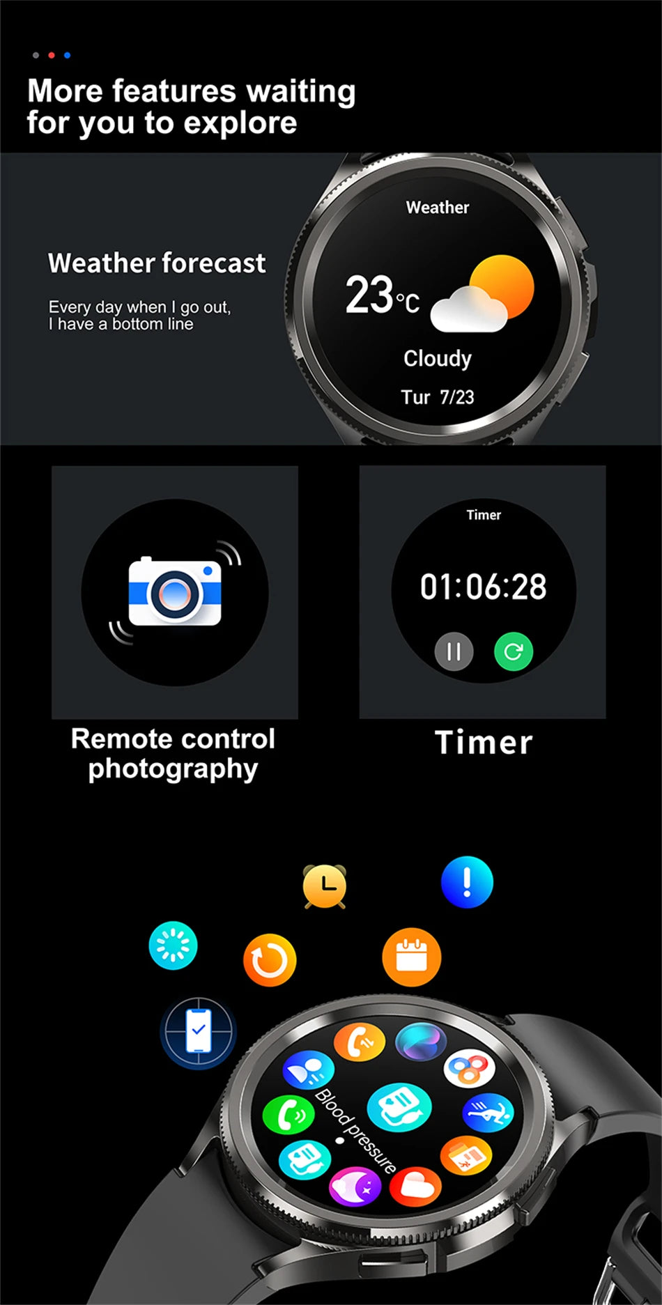 Watch 6 Classic Smartwatch 2025 – Bluetooth Call
