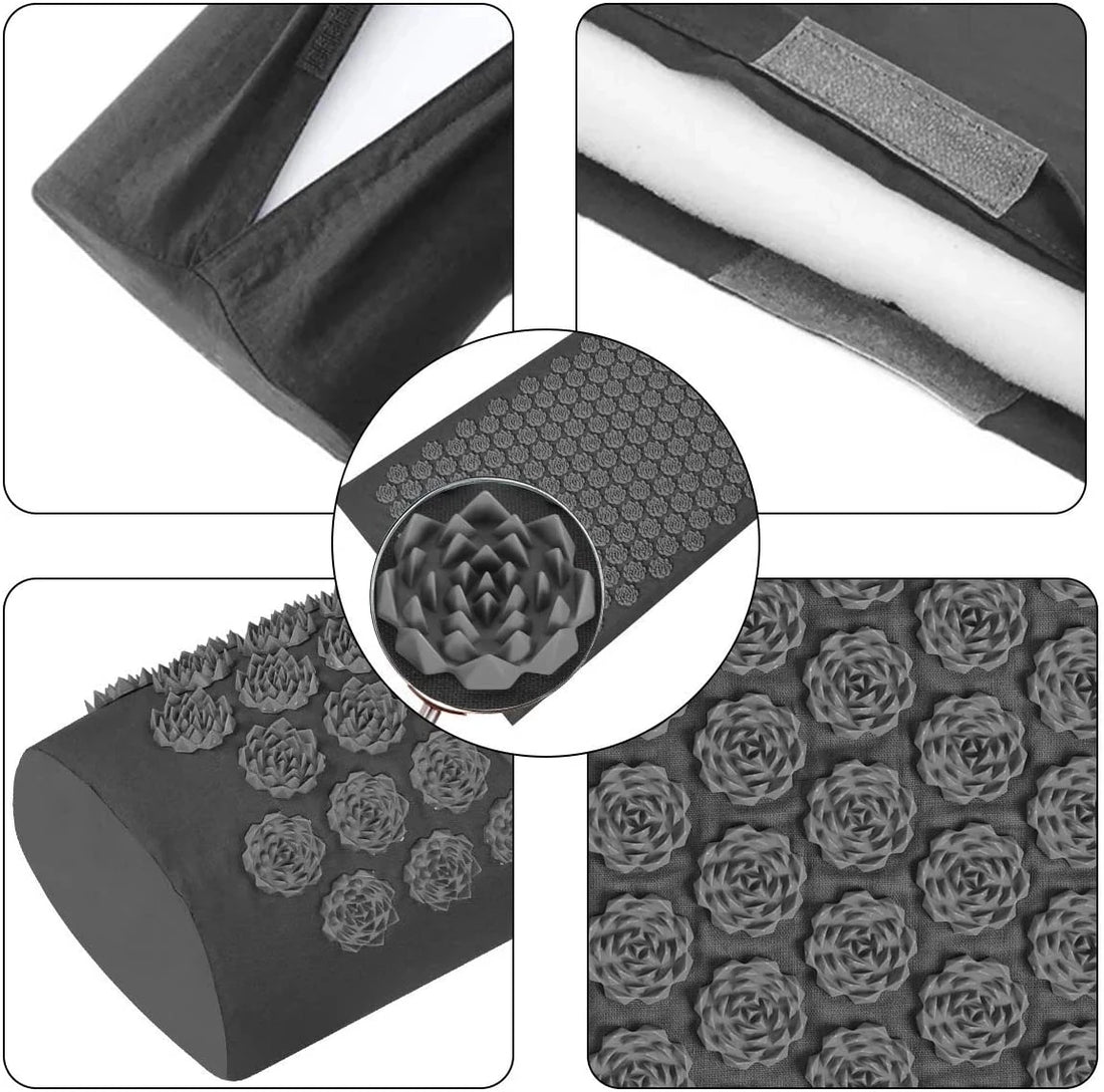 Acupressure Yoga Mat & Massage Pillow