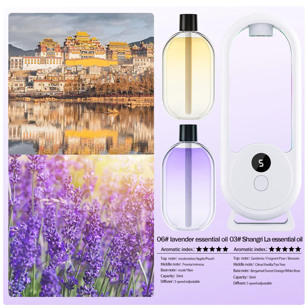 Rechargeable Portable Aroma Diffuser with Timer