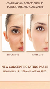 Face Foundation Contour Stick shade swatches on skin
