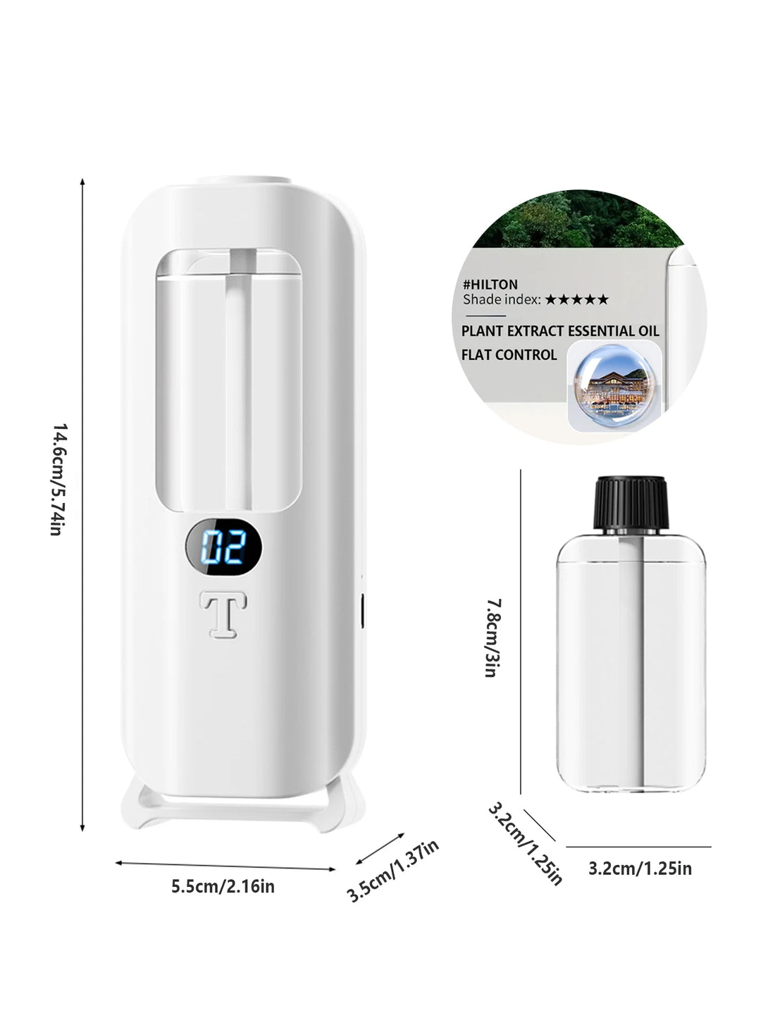 Automatic Aromatherapy Machine & Air Humidifier with Lights
