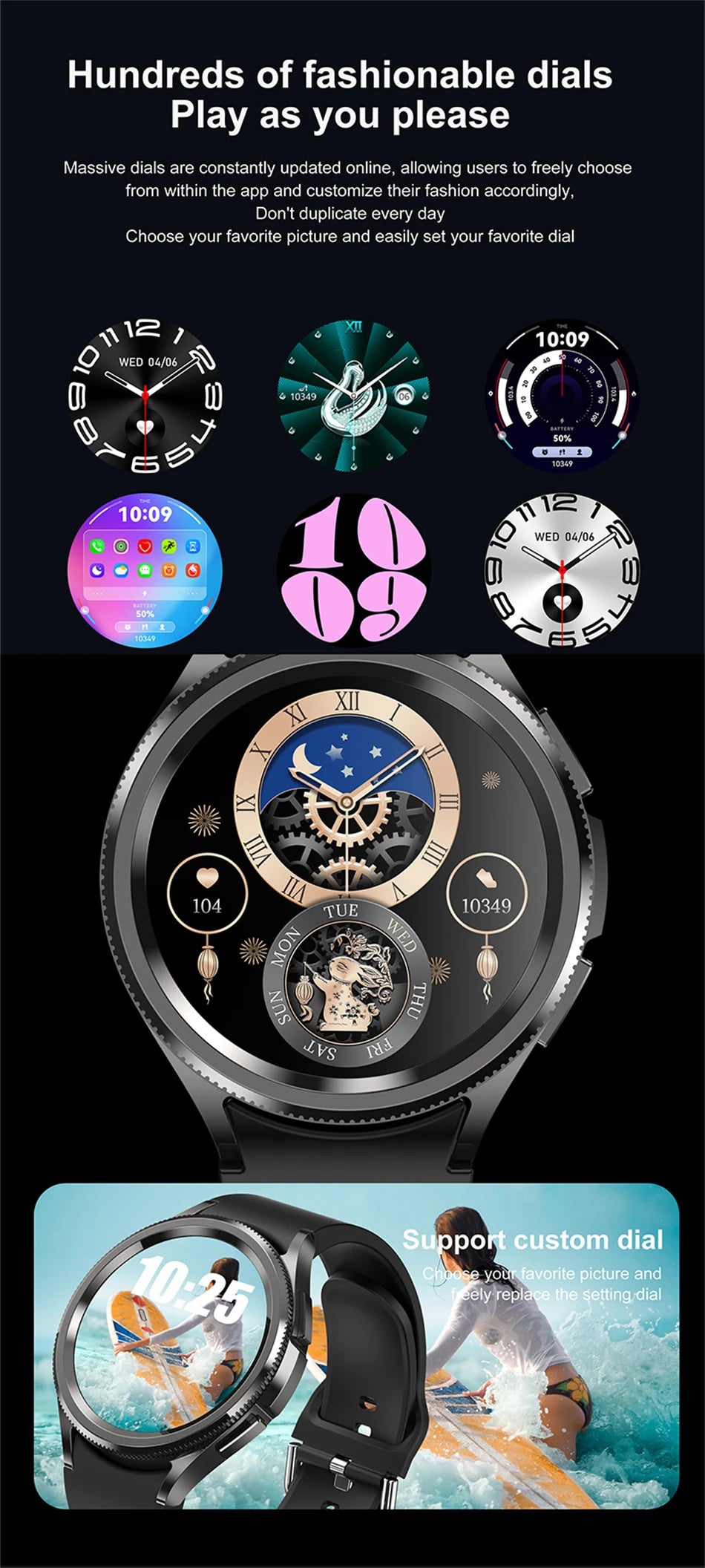 Watch 6 Classic Smartwatch 2025 – Bluetooth Call