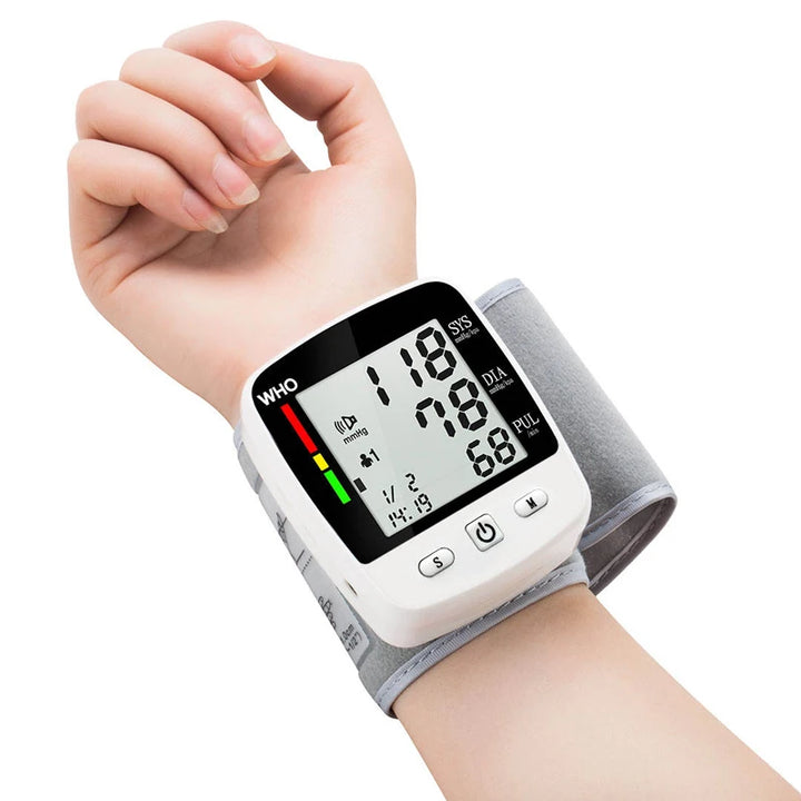 Rechargeable Wrist Blood Pressure Monitor