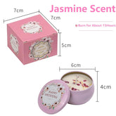Single vintage soy scented candle jar for everyday ambiance