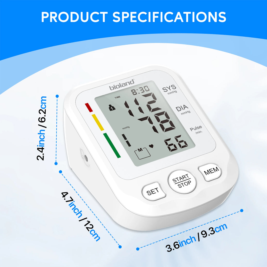 Bioland 2005 Automatic Digital BP Monitor