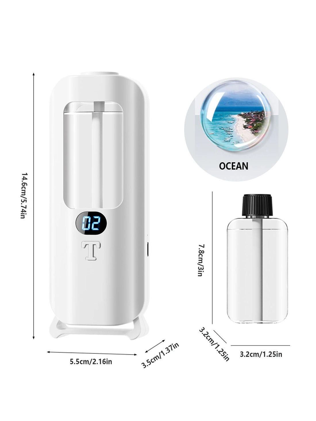Automatic Aromatherapy Machine & Air Humidifier with Lights