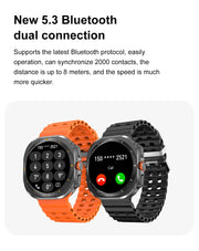 2025 DT Watch 7 Ultra Smartwatch 47mm AMOLED GPS NFC