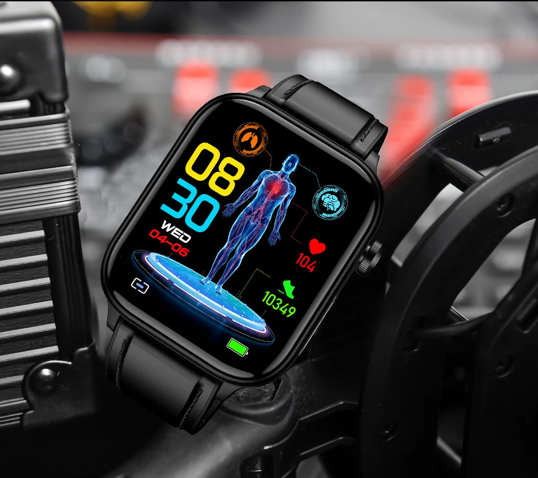 2025 ECG+PPG AI Smartwatch – Health Diagnose, Heart Rate & BP Tracker