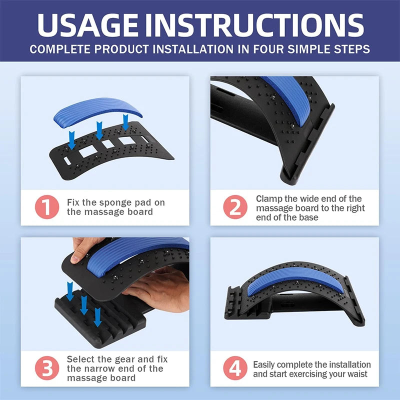 Magnetic Therapy Back Stretcher Support