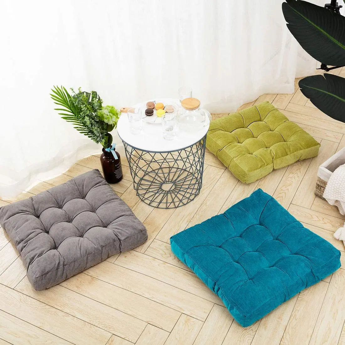 Square Floor Seating Cushion Pillow
