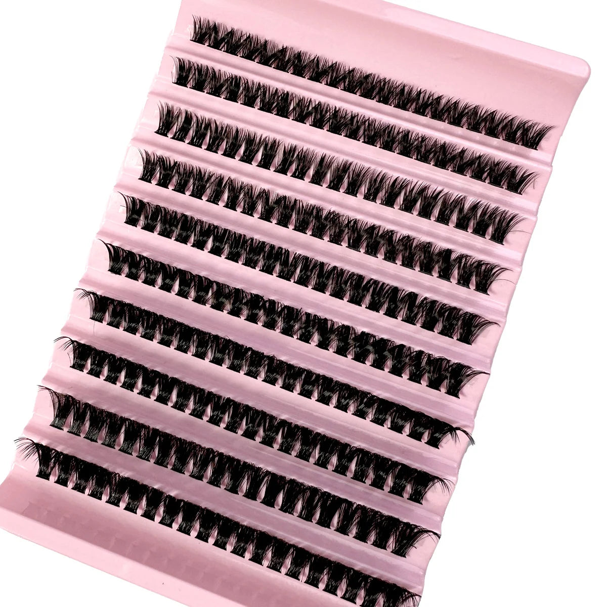 C curl faux mink lash clusters for natural volume makeup