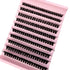 C curl faux mink lash clusters for natural volume makeup